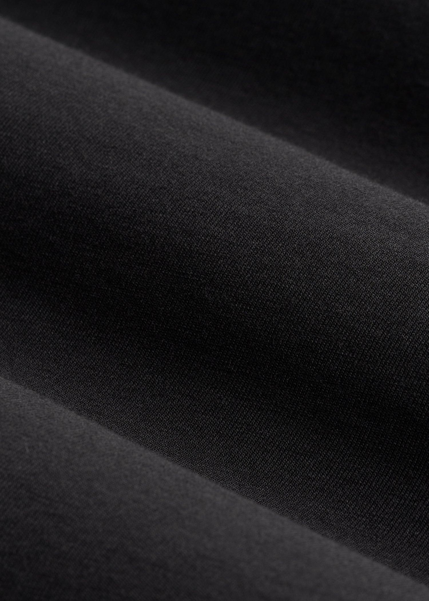 Scoop V-Neck Tee for Tall Women in Black Female Product Image