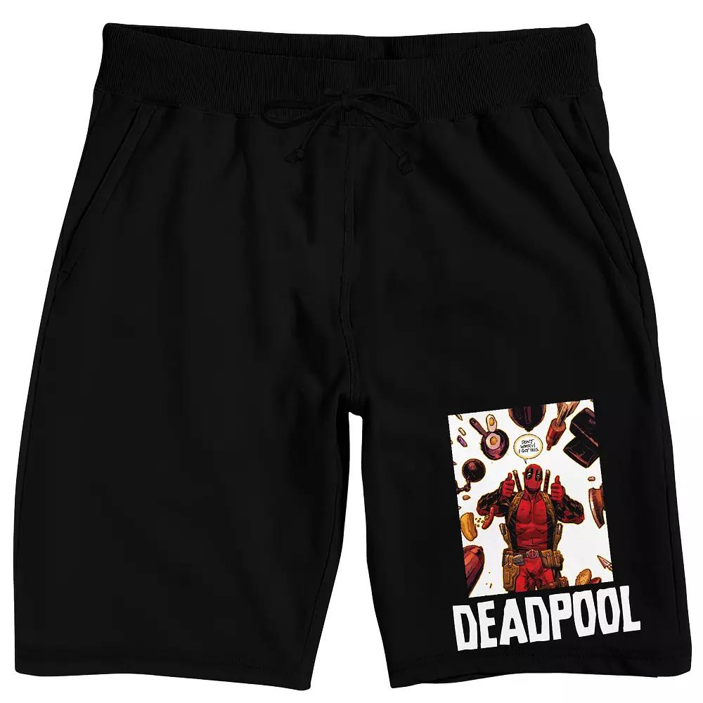 Men's Marvel Deadpool Pajama Shorts,  Product Image