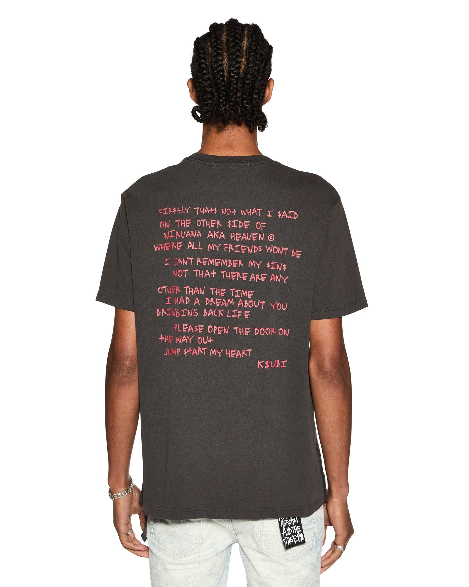 SABBATH KASH SS TEE FADED BLACK Male Product Image