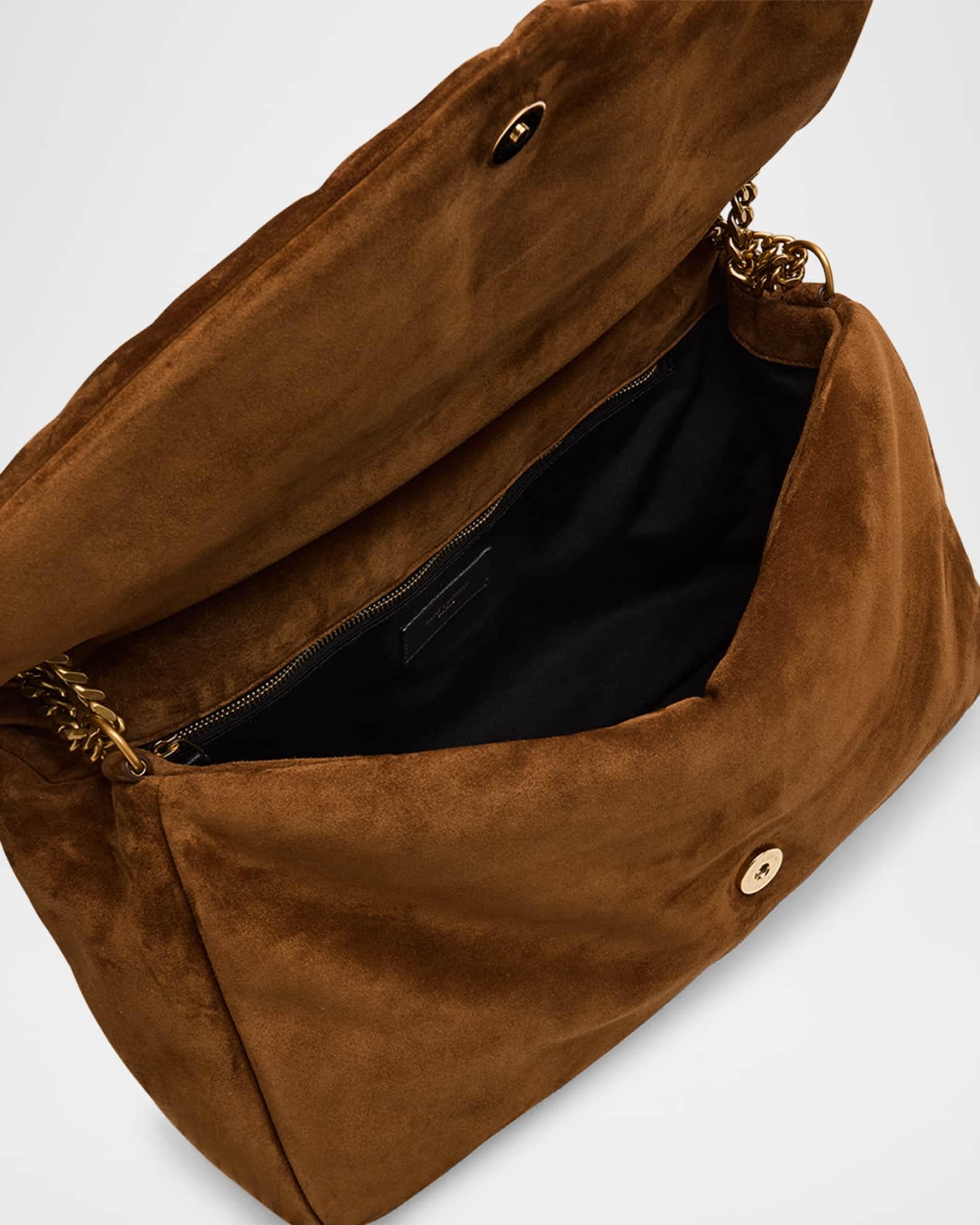 Calypso Large YSL Chain Shoulder Bag in Suede Product Image