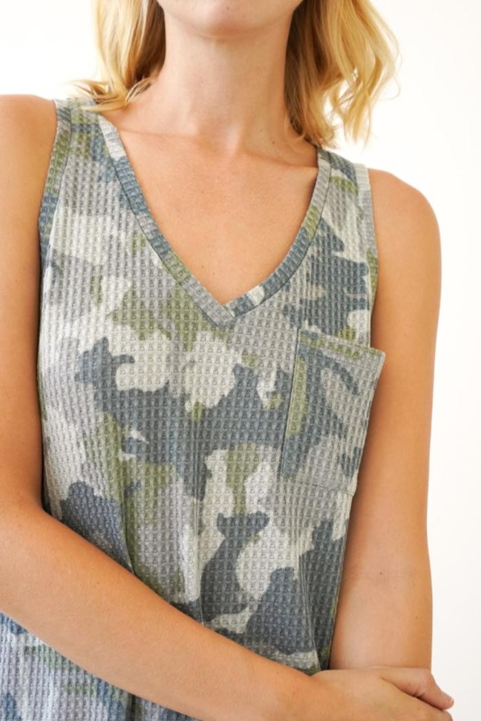 Camo Print Top Product Image
