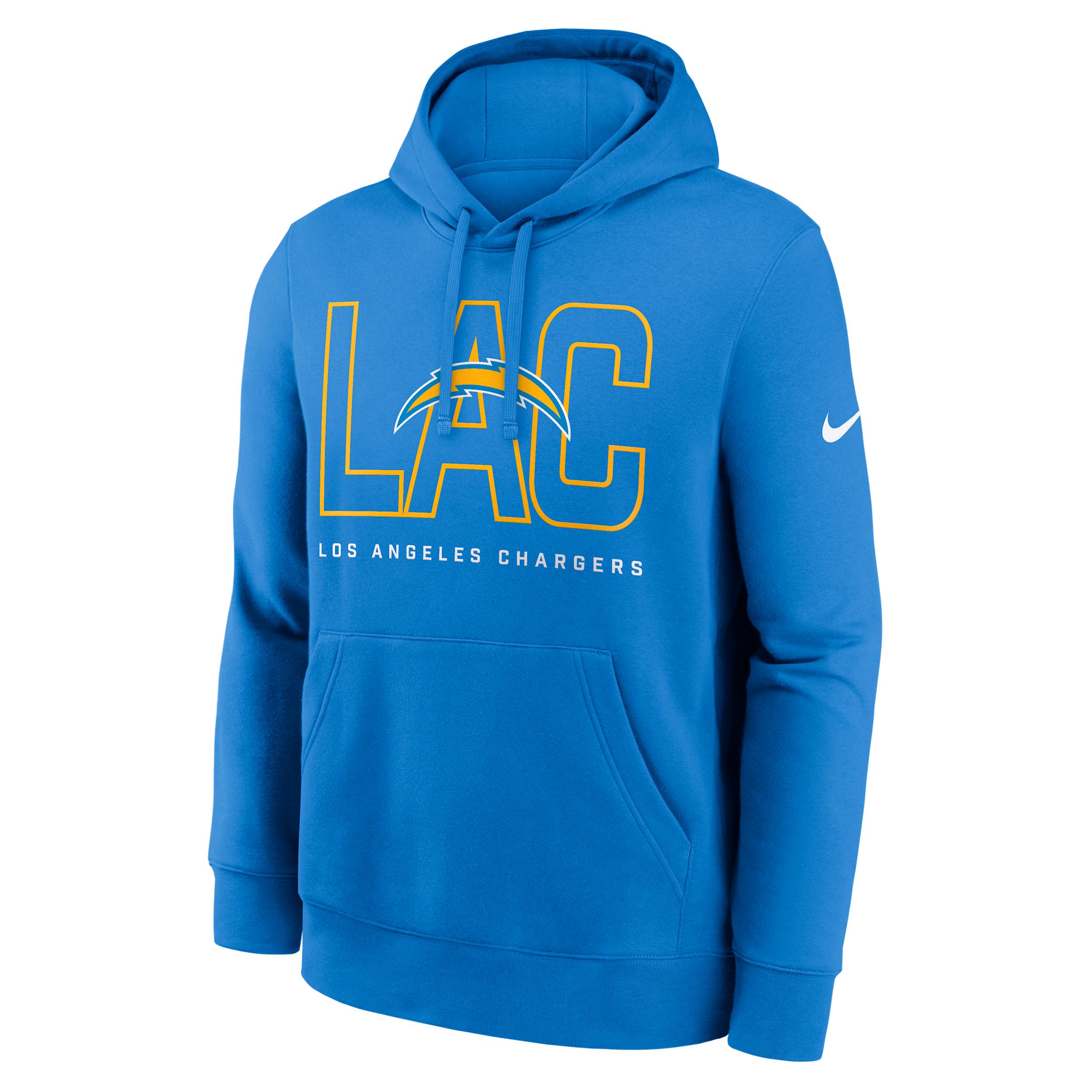 Los Angeles Chargers Busted Play Club Nike Mens NFL Pullover Hoodie | NKDK48Y97-E7N Product Image