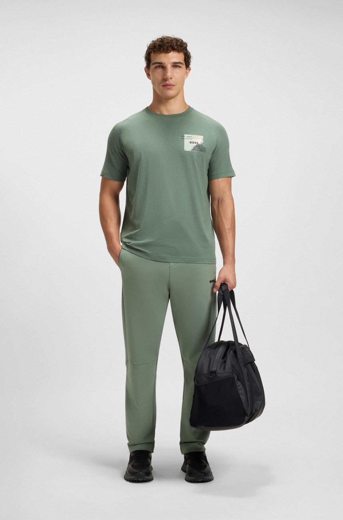 Relaxed-fit T-shirt with decorative reflective accents Product Image