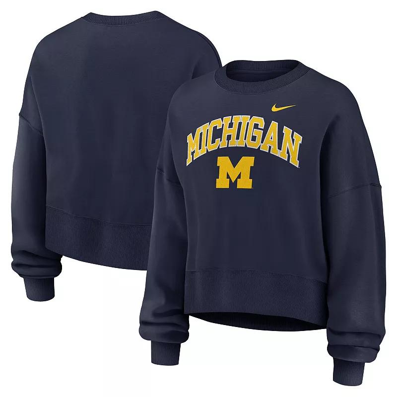 Women's Nike Navy Michigan Wolverines Over Product Image