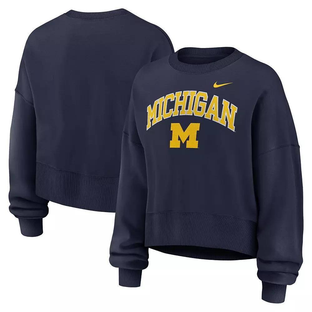 Women's Nike Navy Michigan Wolverines Over Product Image