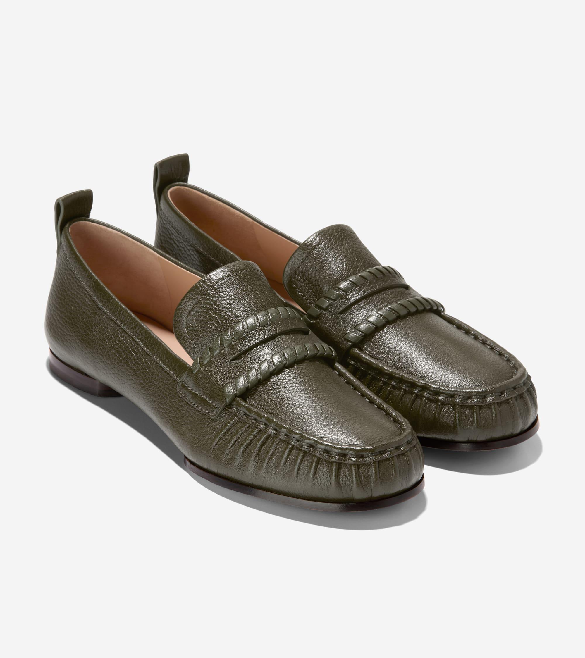 Women's Danby Travel Loafers in Dark Green | Cole Haan Product Image