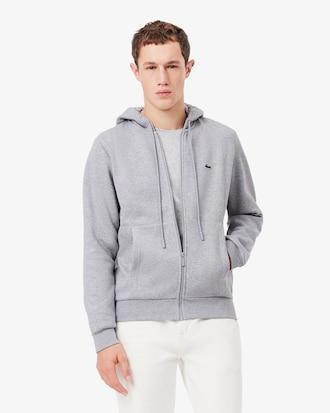 Men's Zip-Up Fleece Hoodie Product Image