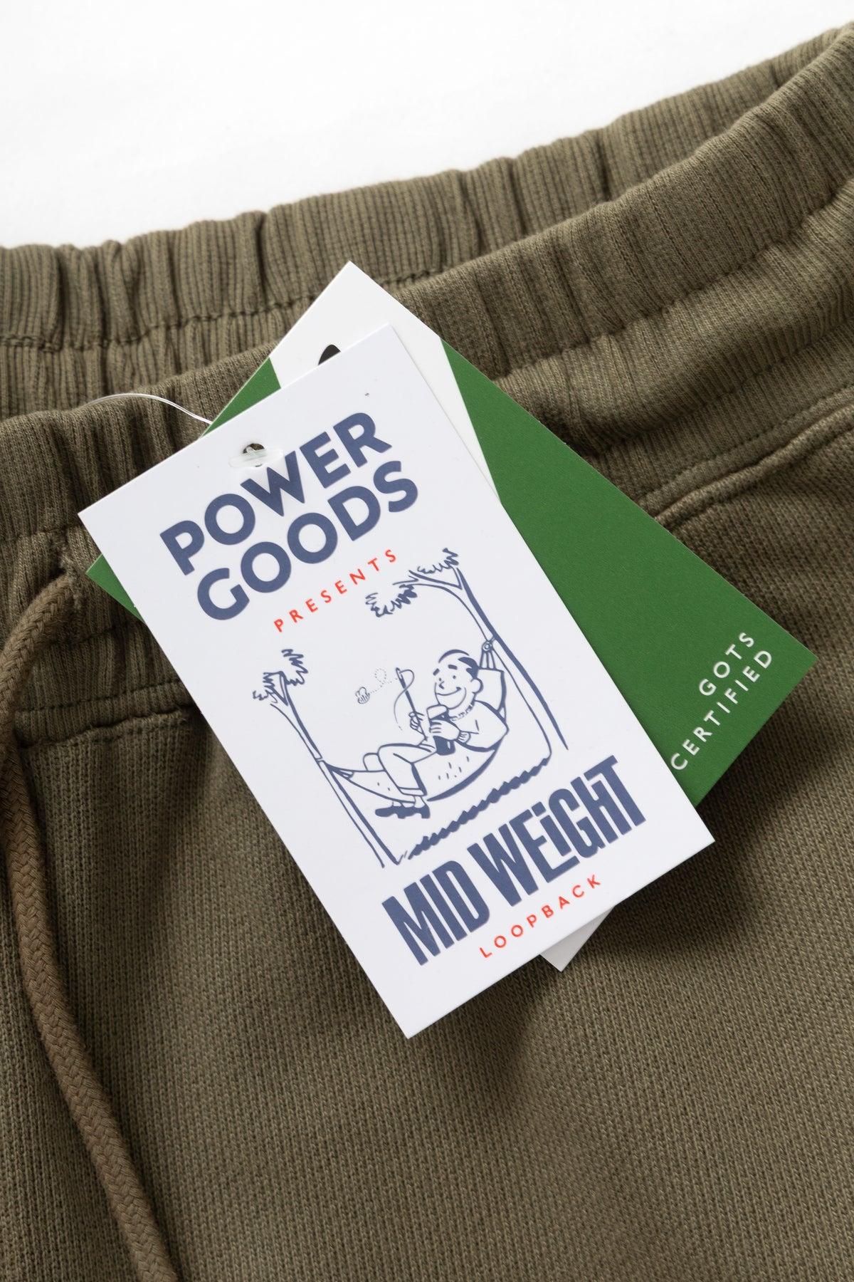 Power Goods - Loopback Sweatpants - Olive Product Image