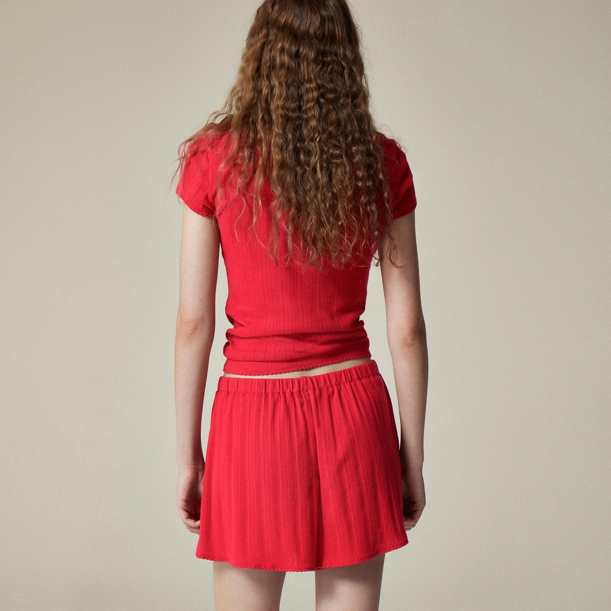 Pointelle short Product Image