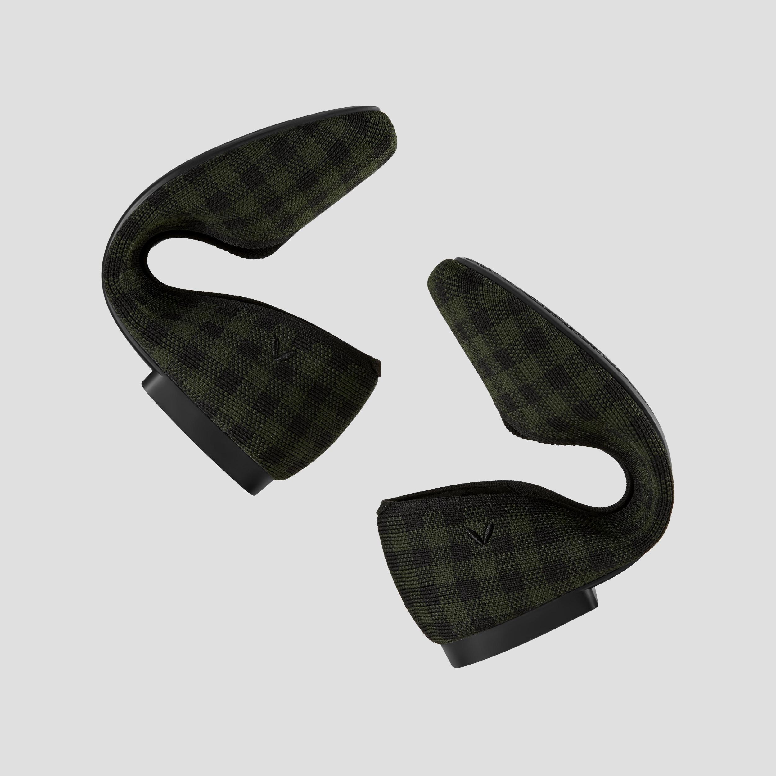 Square-Toe V-Cut Flats (Margot 2.0) Product Image