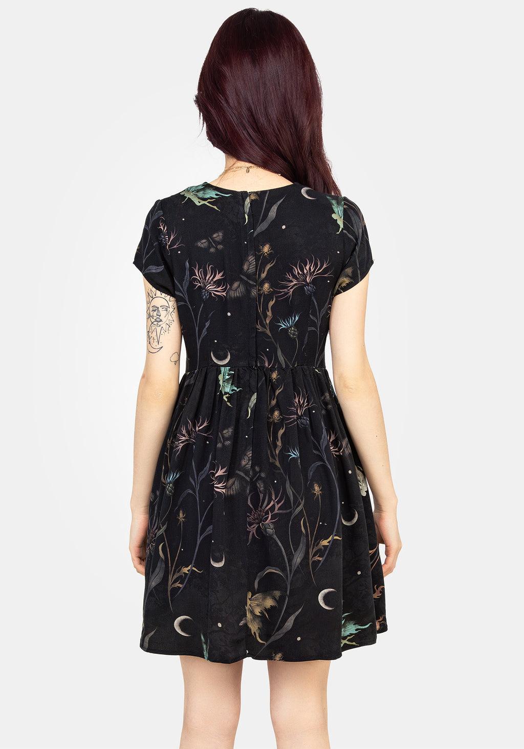 Rosanella Floral Print Mini Smock Dress Product Image