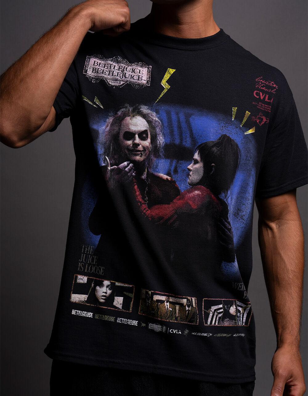CVLA x Beetlejuice Never Trust Mens Tee - BLACK Product Image