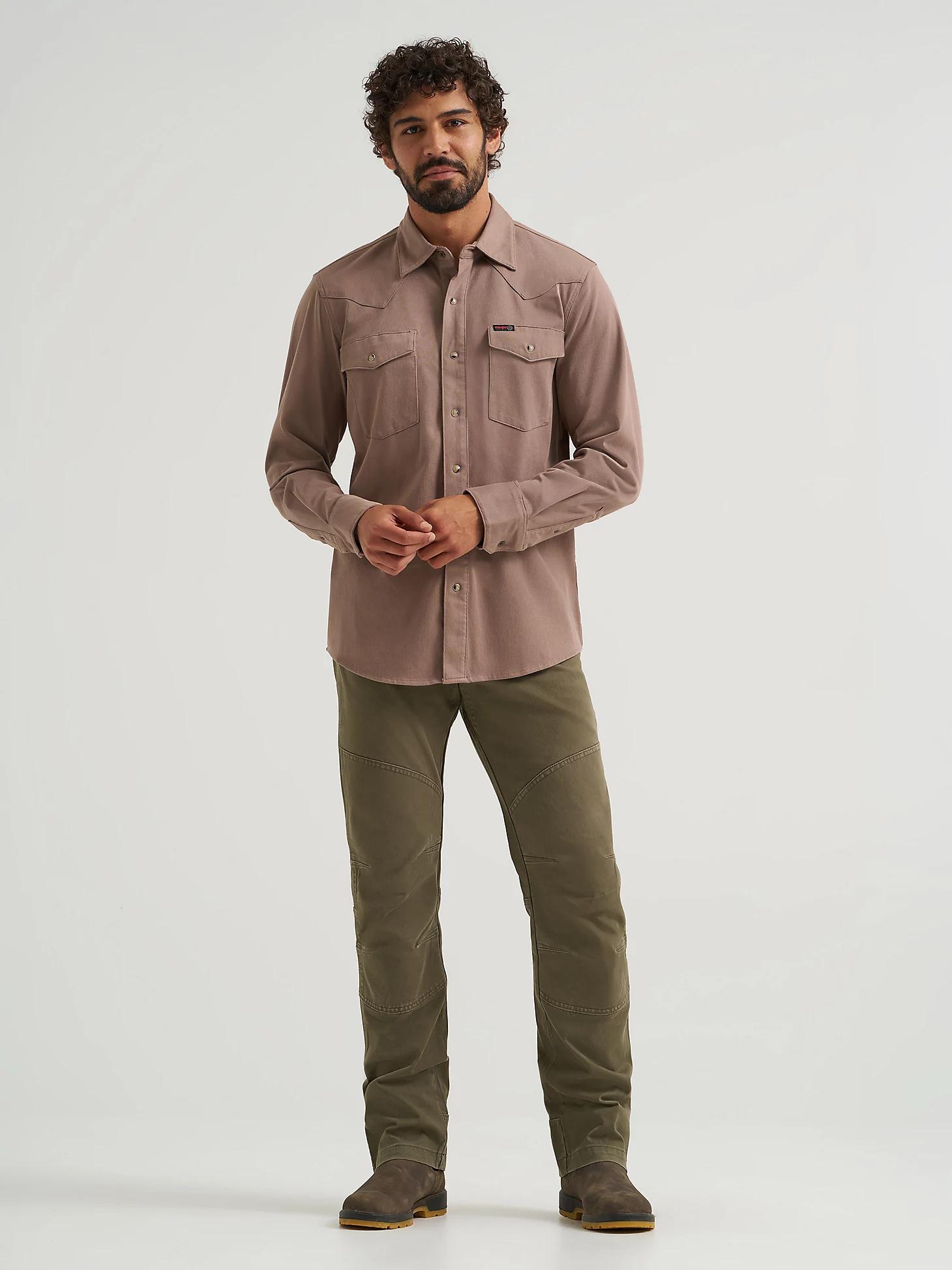 Wrangler ATG™ Men's Salida Shirt in Pine Bark Product Image