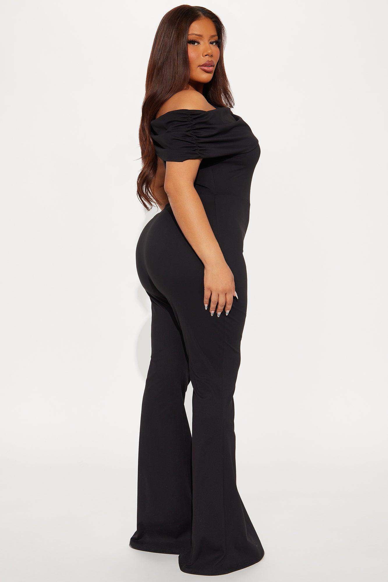 Sense Of Style Flare Jumpsuit - Black Product Image