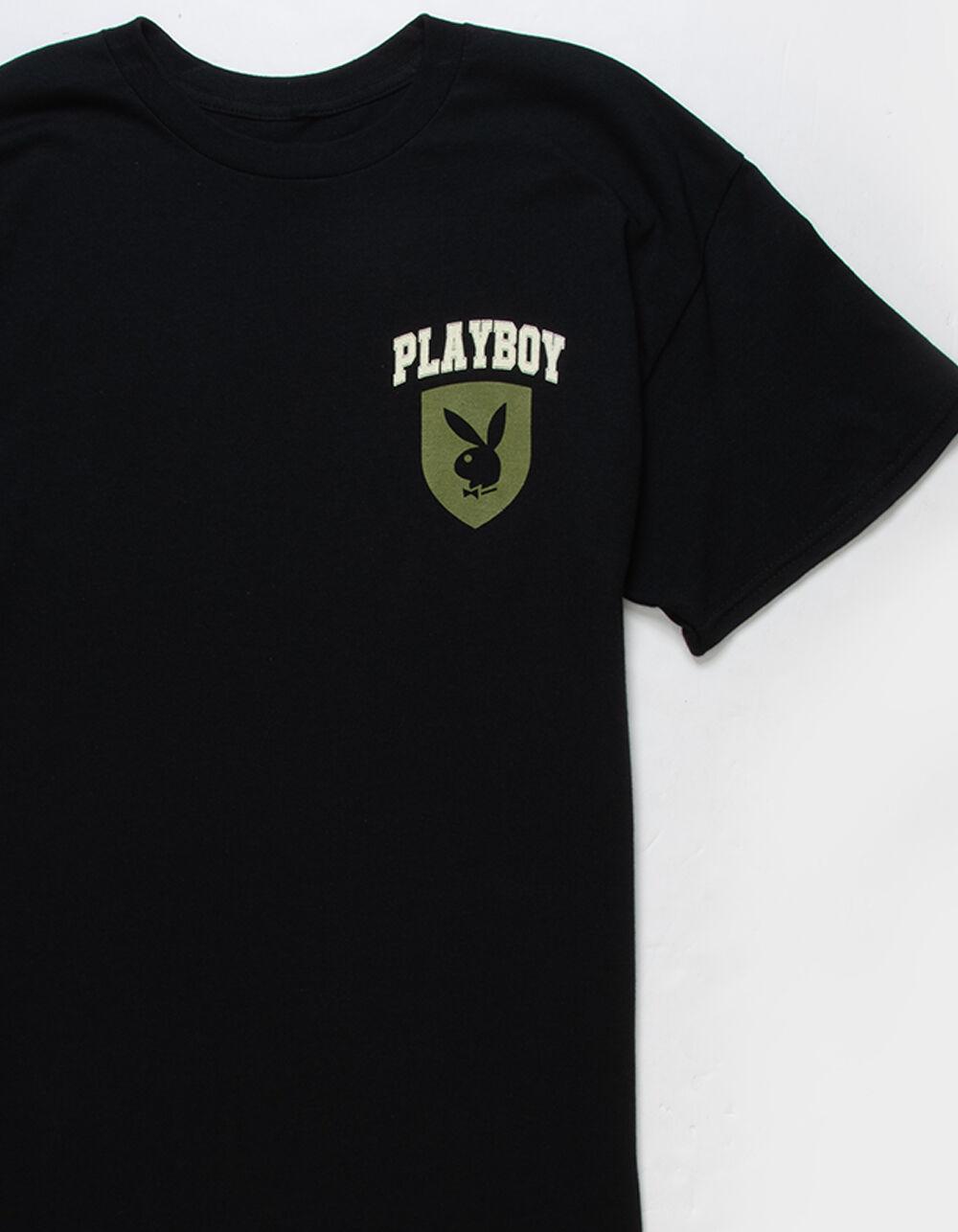 PLAYBOY Crest Mens Tee - BLACK Product Image