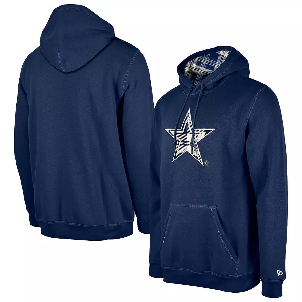 Men's New Era Navy Dallas Cowboys Current Pullover Hoodie,  Product Image