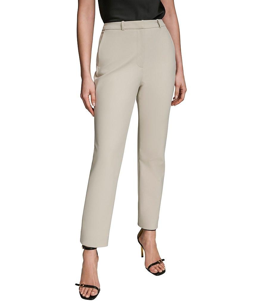 Donna Karan Ponte Straight Leg Pants Product Image