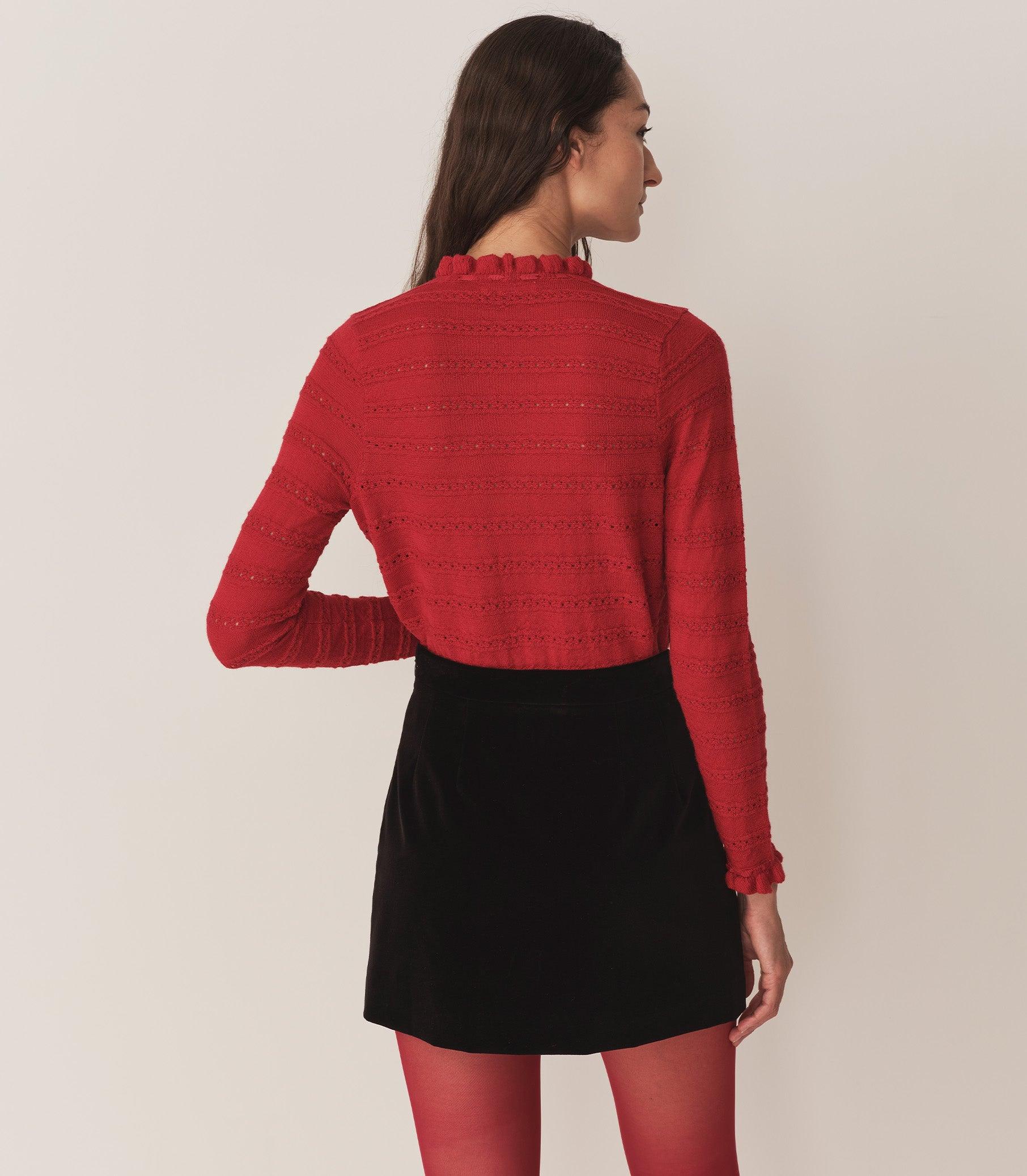 CORDELIE TOP -- WILD CHERRY Product Image