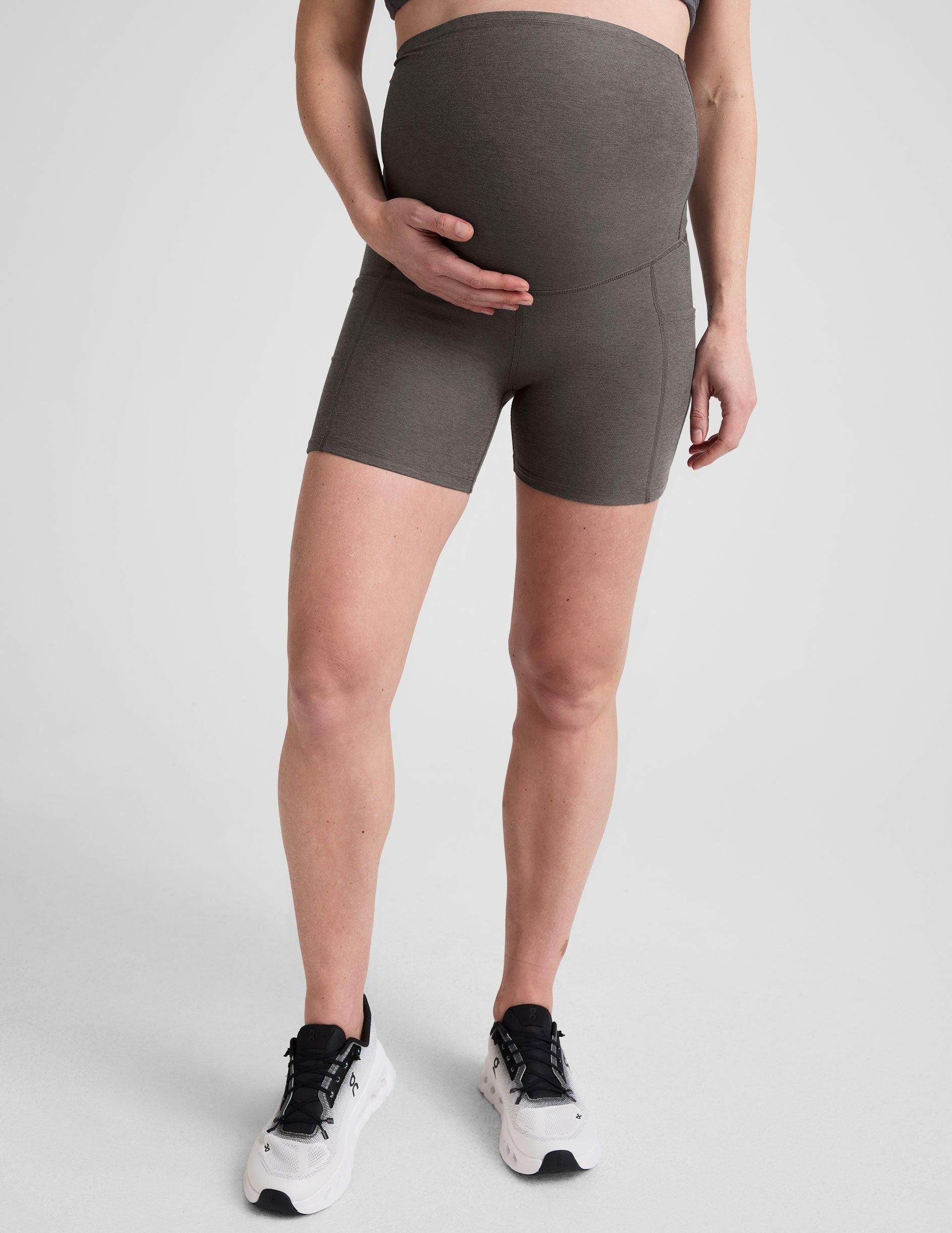 Spacedye Keep Pace 5" Maternity Pocket Biker Short Product Image