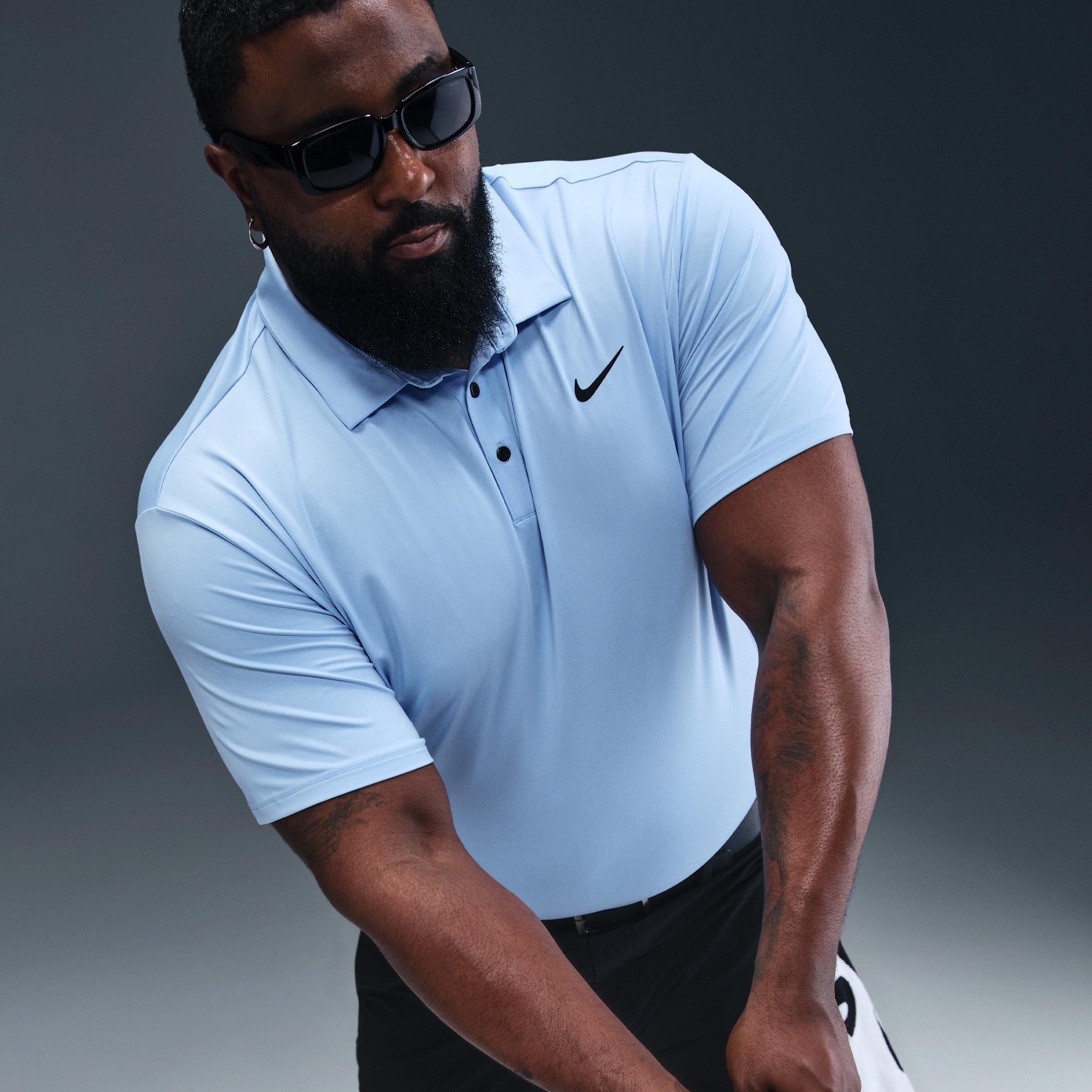 Nike Men's Tour Dri-FIT Heathered Golf Polo Product Image
