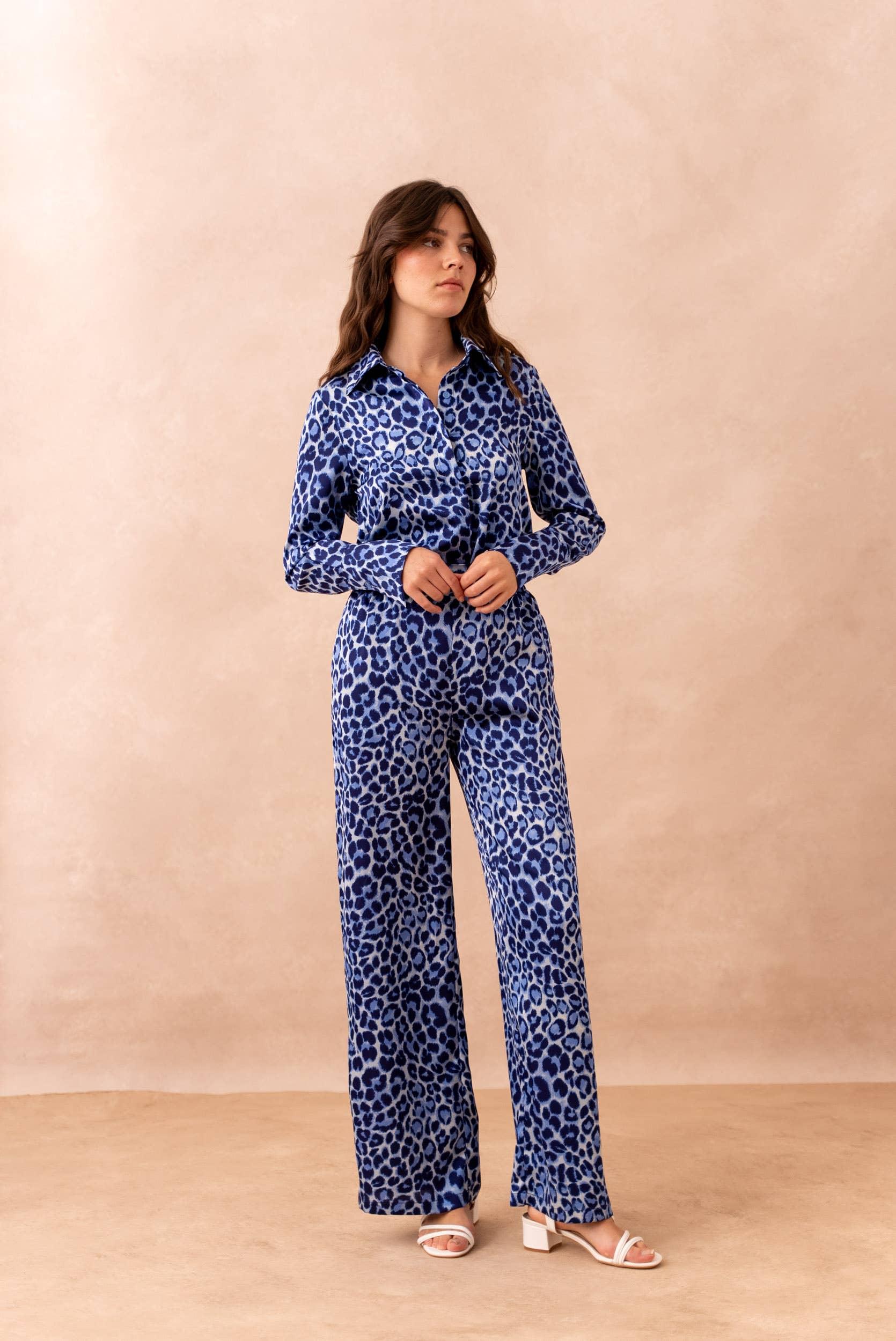 Leopard Print Pants Product Image