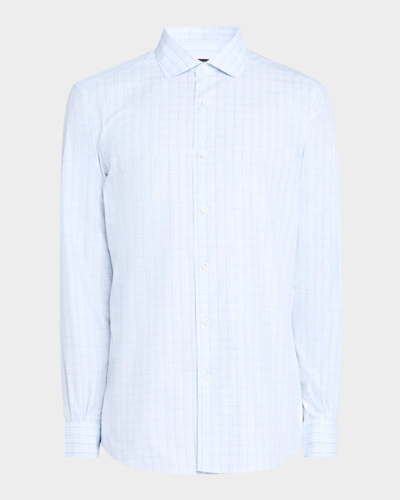 Men's Plaid Sport Shirt Product Image