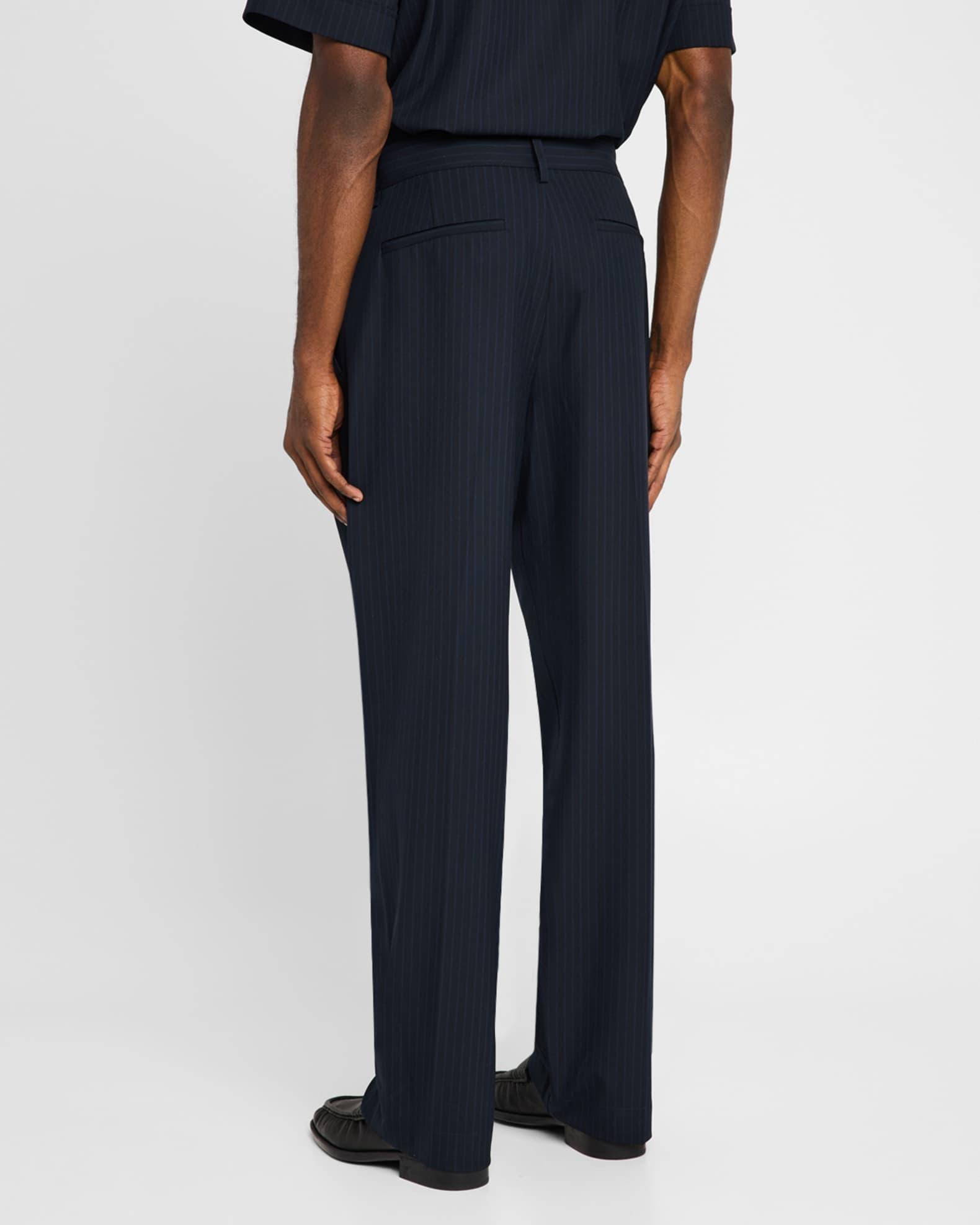 Men's Kane Relaxed Pinstripe Trousers Product Image