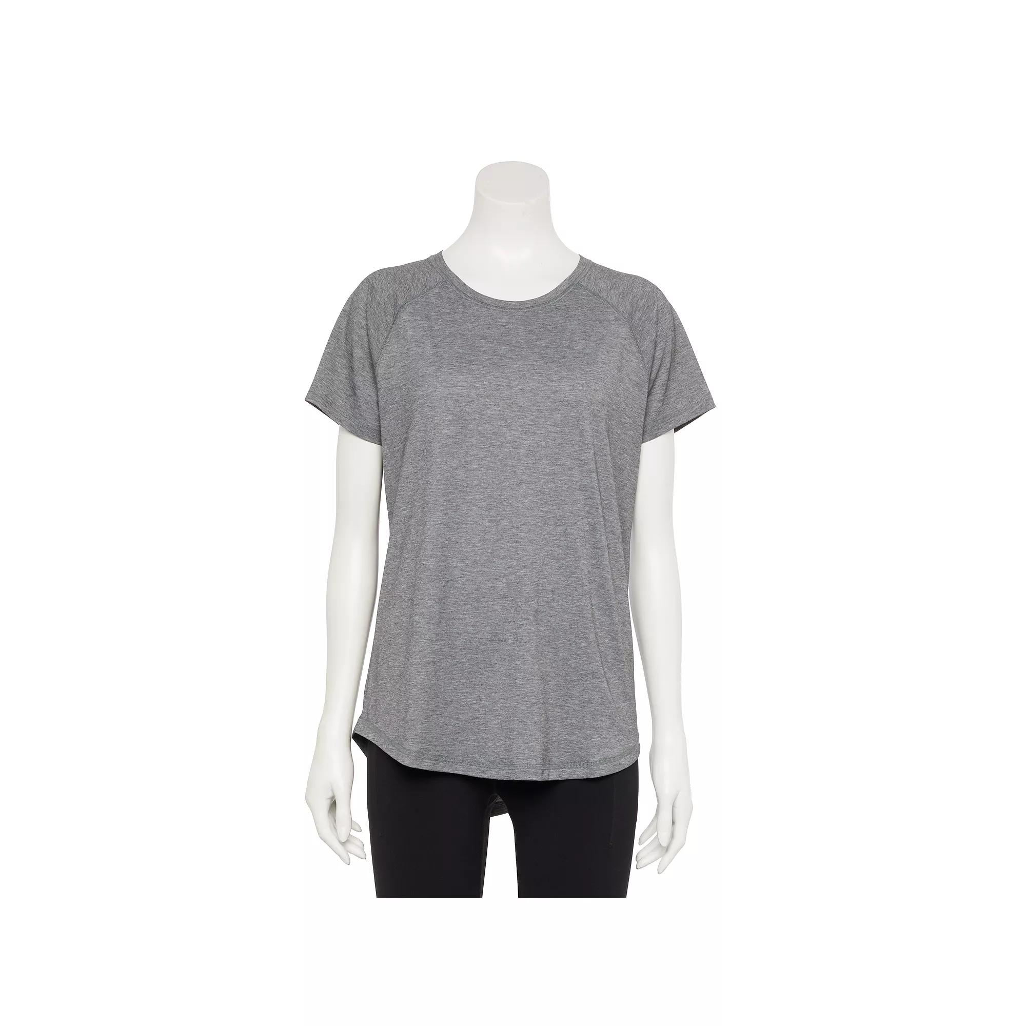 Petite Tek Gear® Essential Core Raglan Tee, Women's,  Product Image