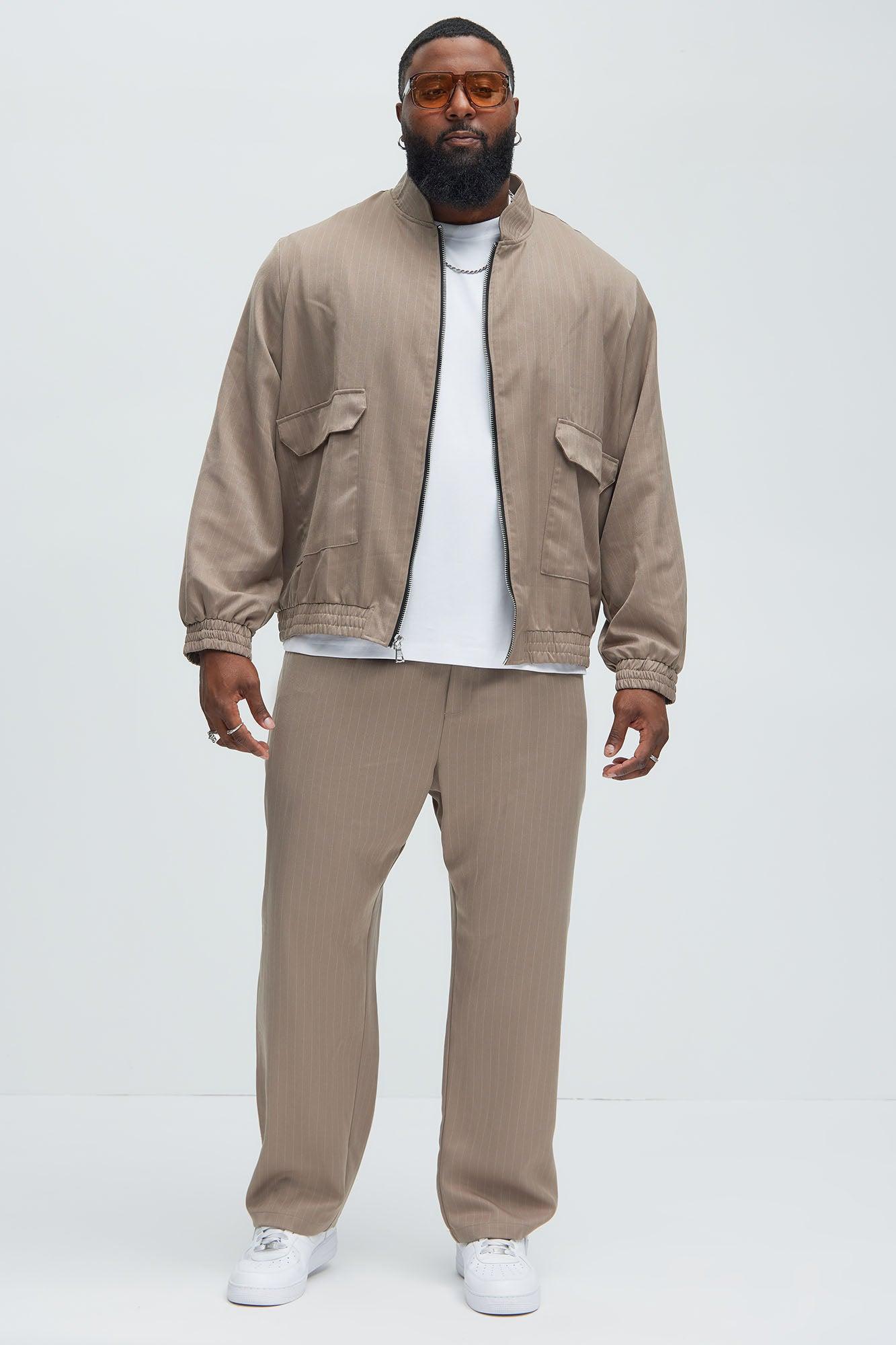 Tatum Casual Zip Jacket - Brown Product Image