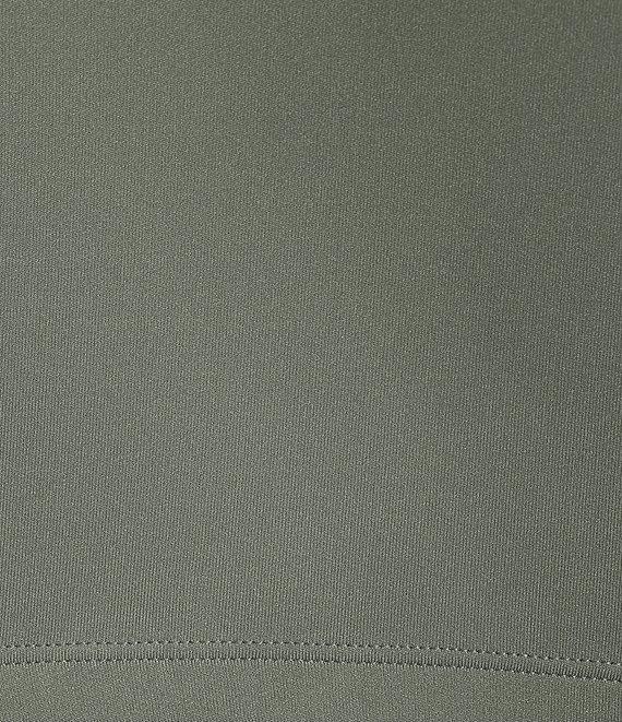 VAN WINKLE & CO. Scoop Neck Sleeveless Adjustable Convertible Strap Cropped Tank Top Product Image