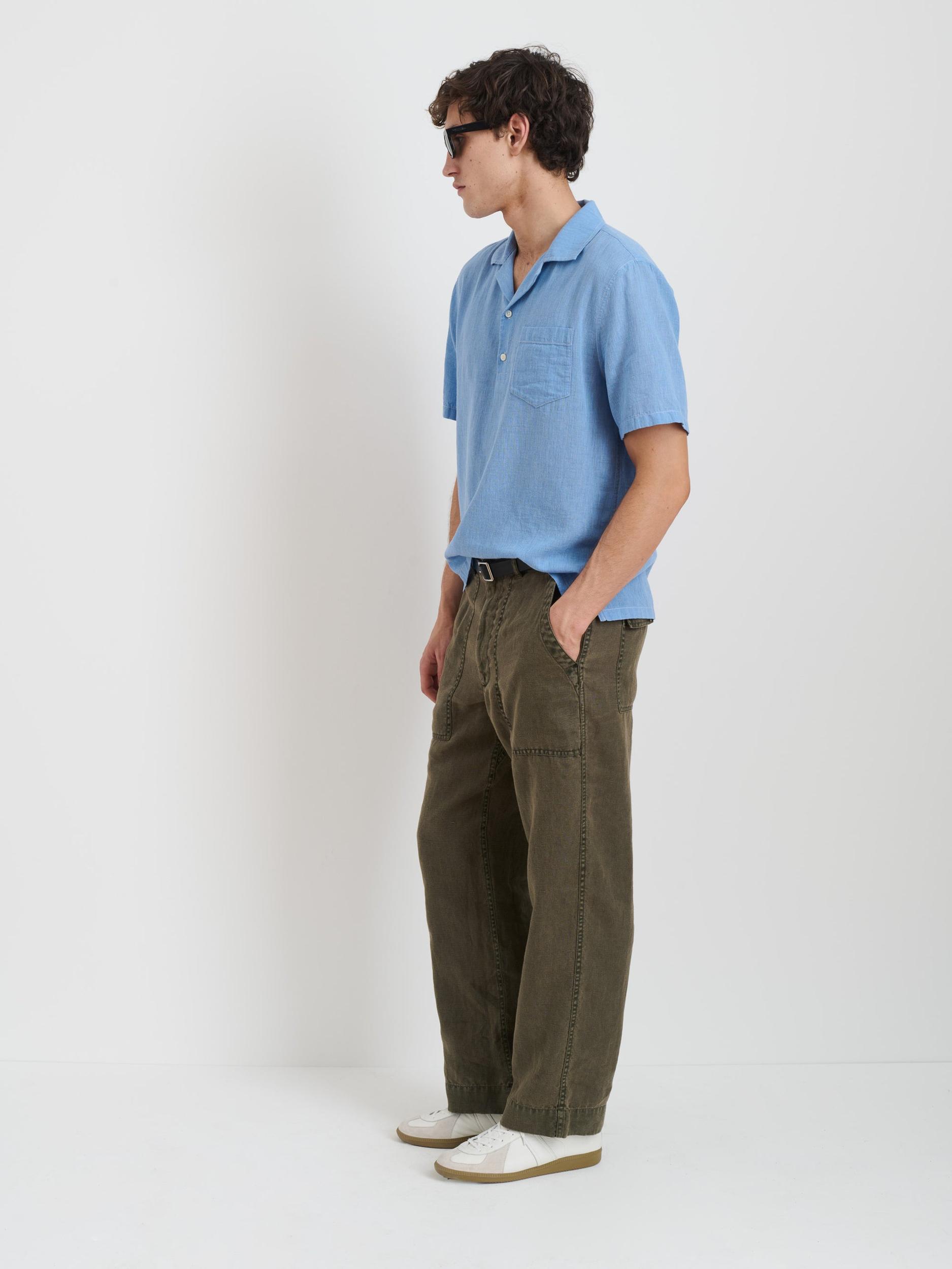 Garment Dyed Pull On Field Pant In Linen Product Image