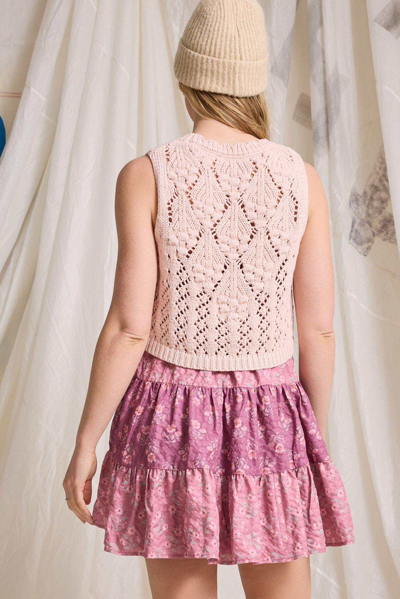 Angelica Pointelle Vest Product Image