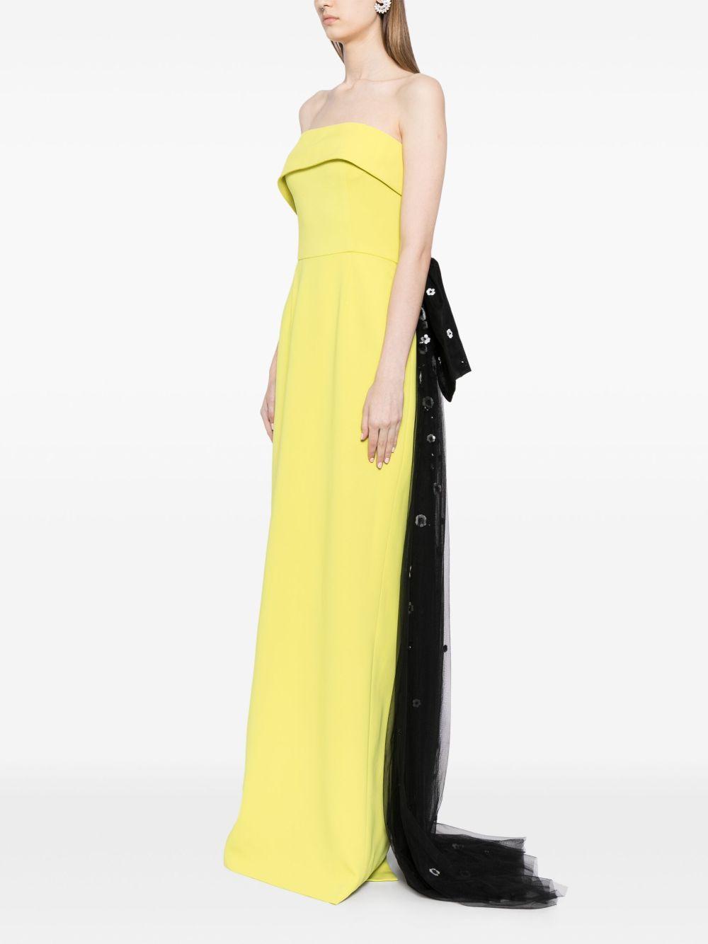 bow off-shoulder gown Product Image