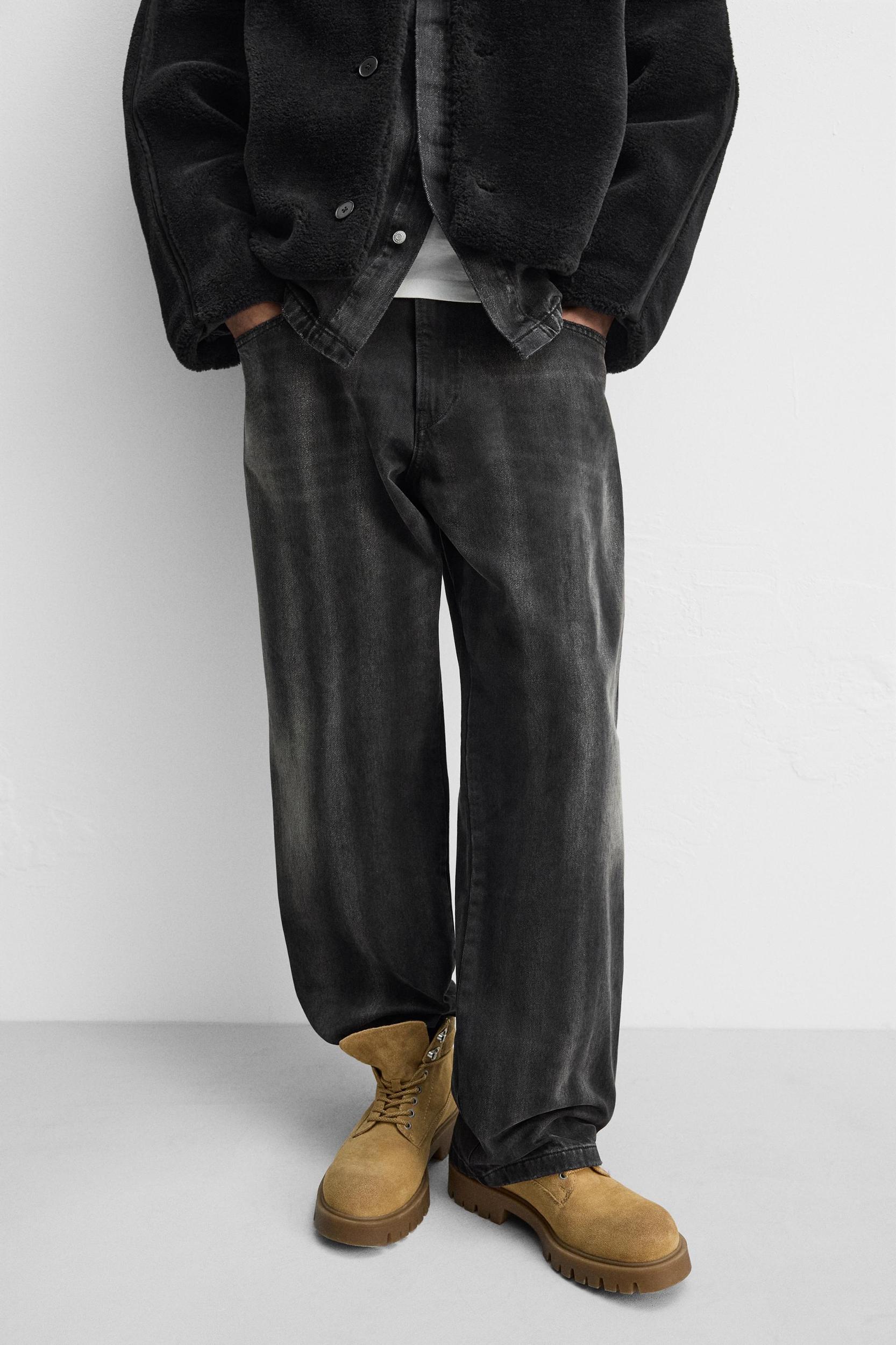 BAGGY FIT JEANS WITH SEAMS Product Image