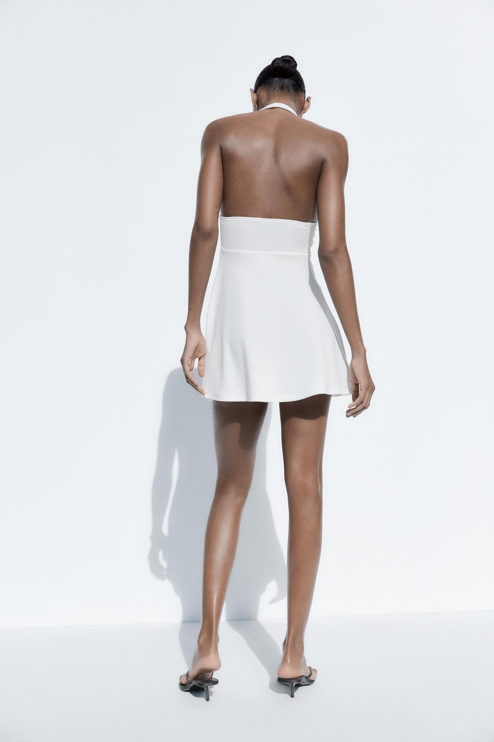 SHORT HALTER DRESS Product Image