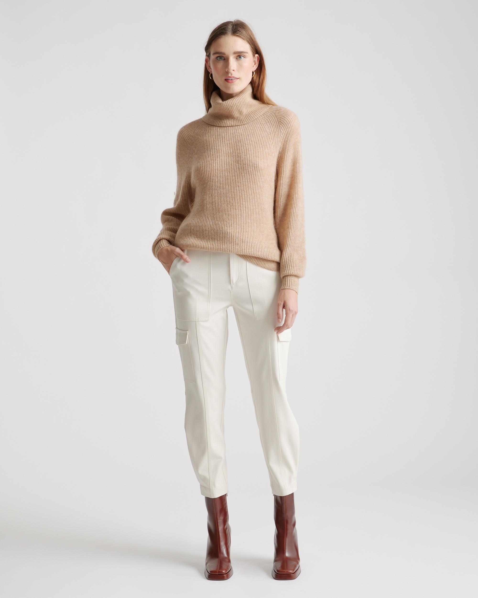 Quince | Women's Baby Alpaca-Wool Turtleneck Sweater Product Image