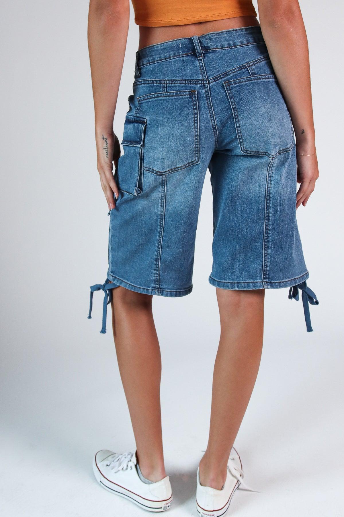 Long Skater Jorts Product Image