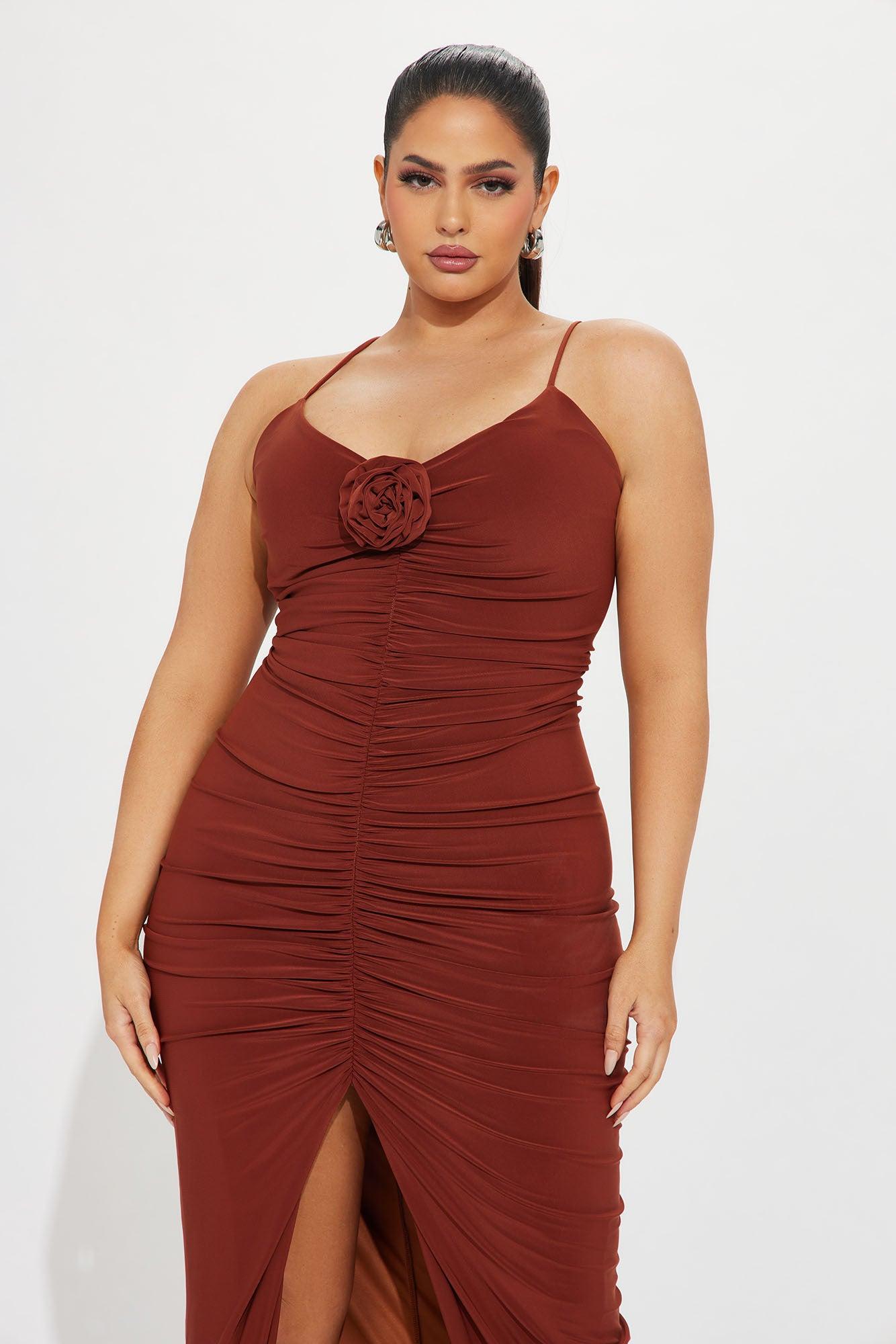 Look My Way Maxi Dress - Rust Product Image