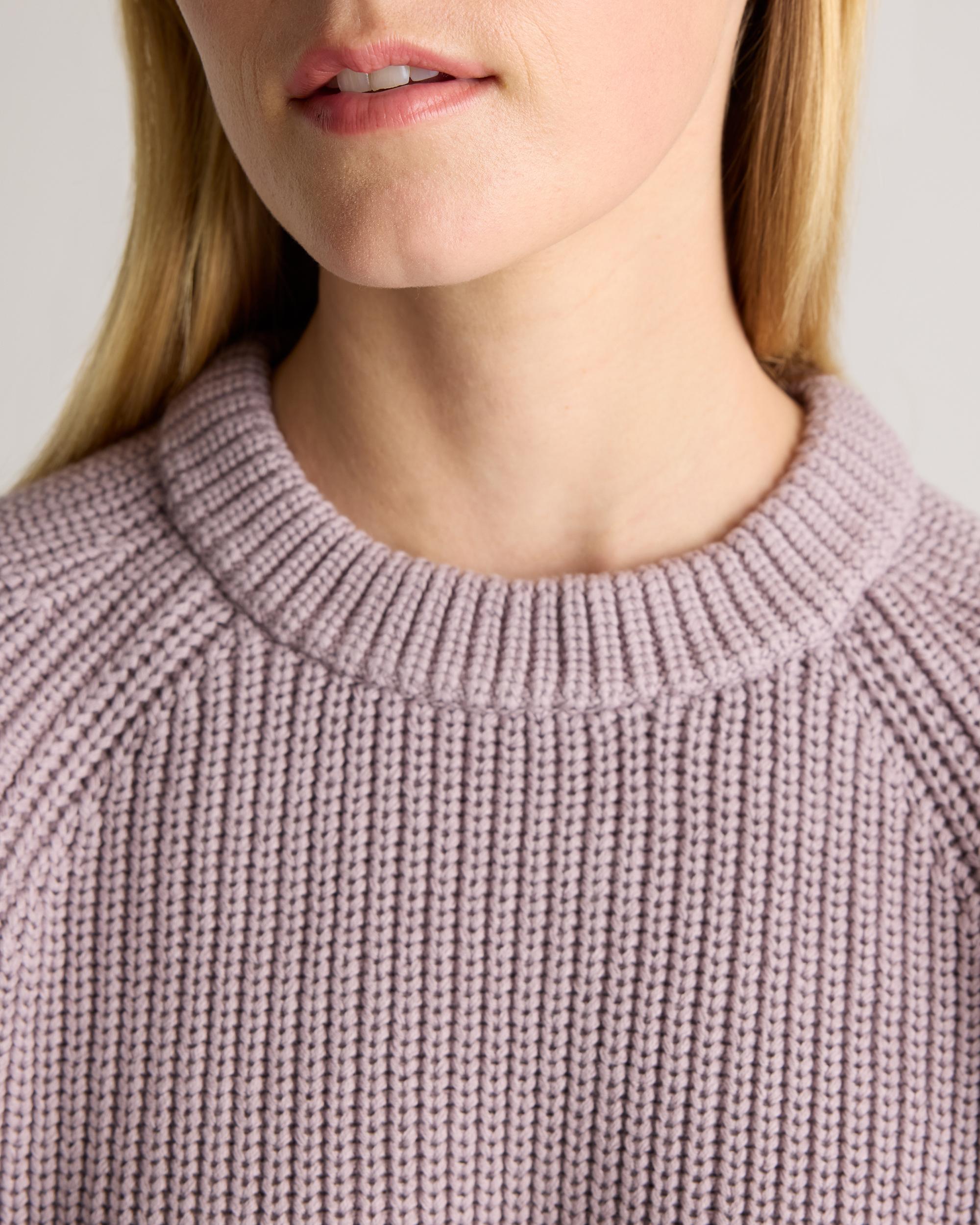 Quince | Women's Fisherman Crew Sweater Size XS, Organic Cotton Product Image