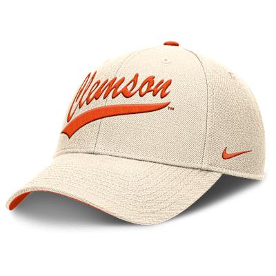 Men's Nike Natural Clemson Tigers Primetime Rise Adjustable Hat, Beige Product Image
