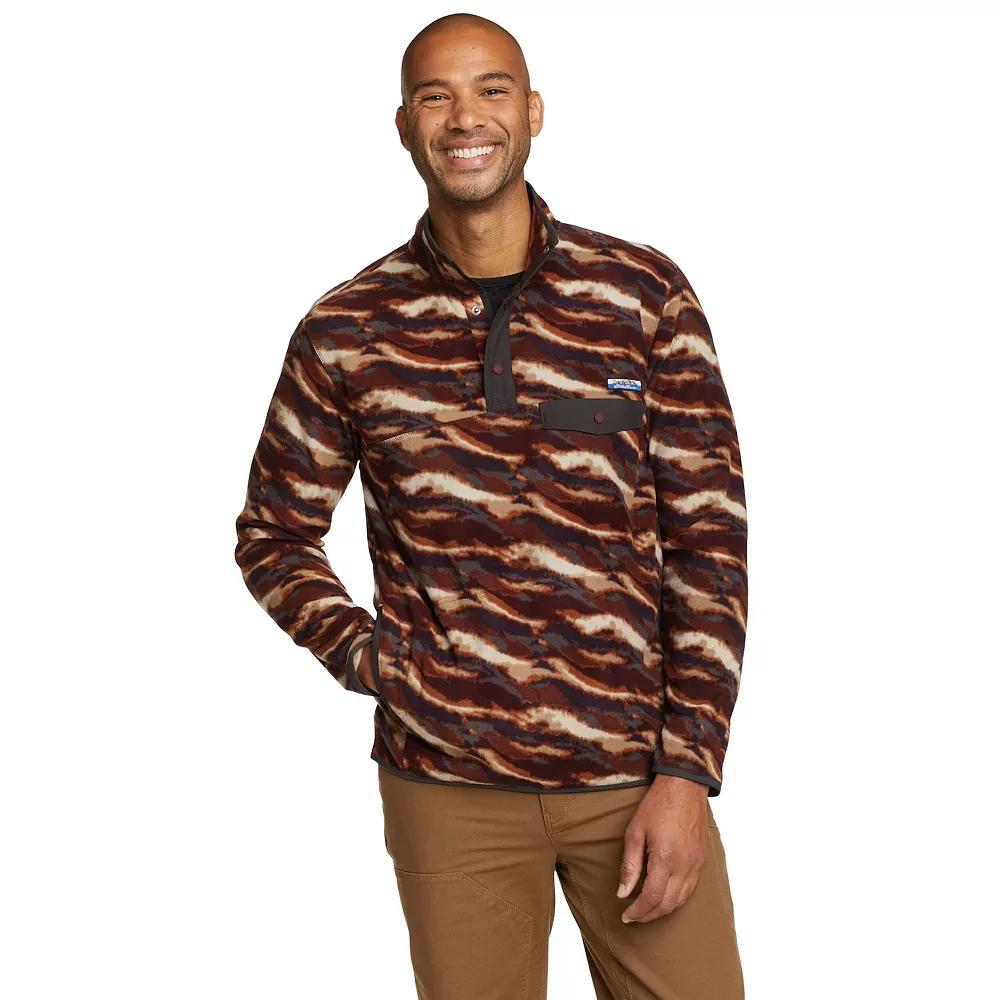 Men's Eddie Bauer Chutes Snap-Front Mockneck Jacket, Size: Small, Red Product Image