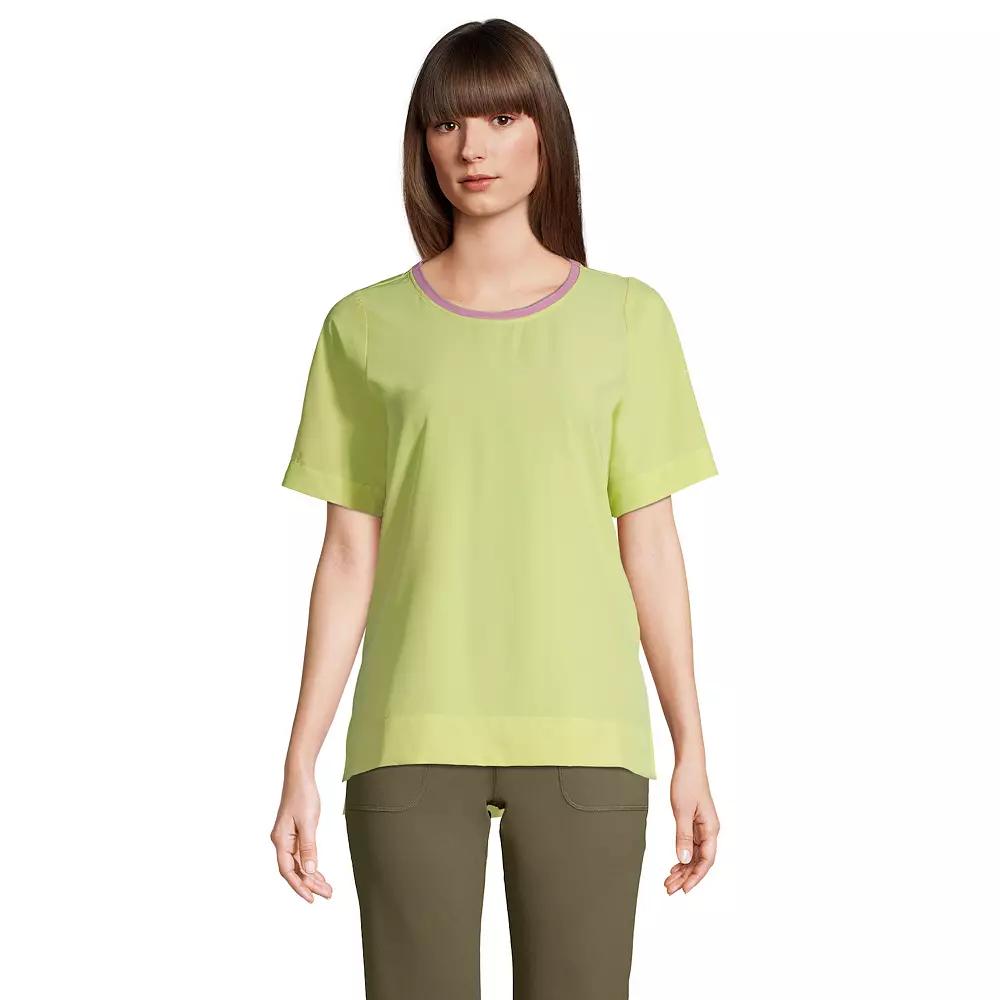 Women's Lands' End 365 Commuter Elbow-Sleeve Tunic Top,  Product Image