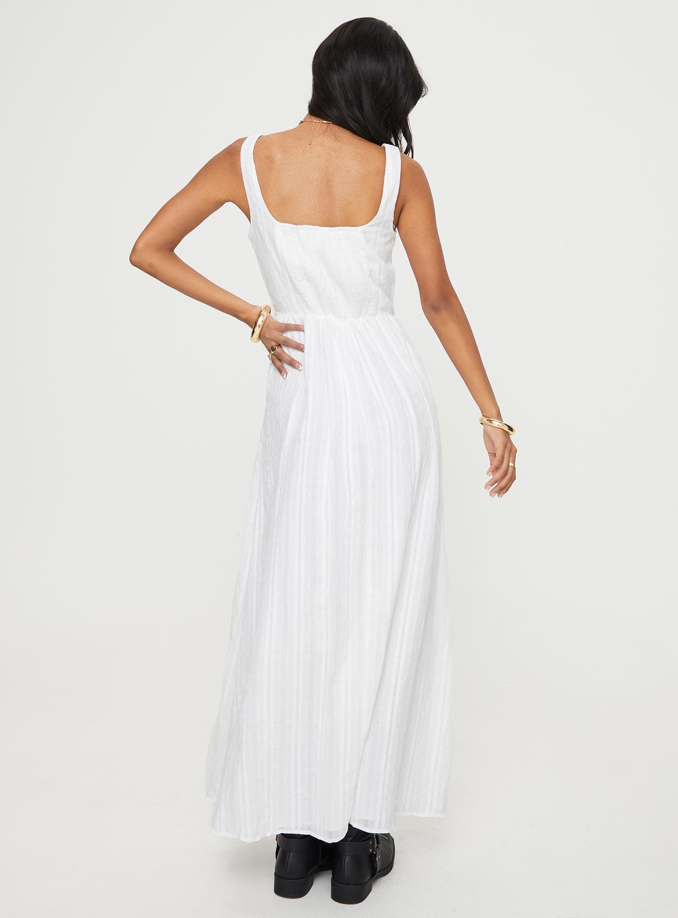 Lorinda Maxi Dress White Product Image