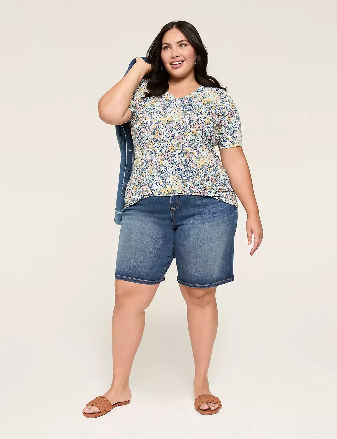 Perfect Sleeve V-Neck Tee Product Image