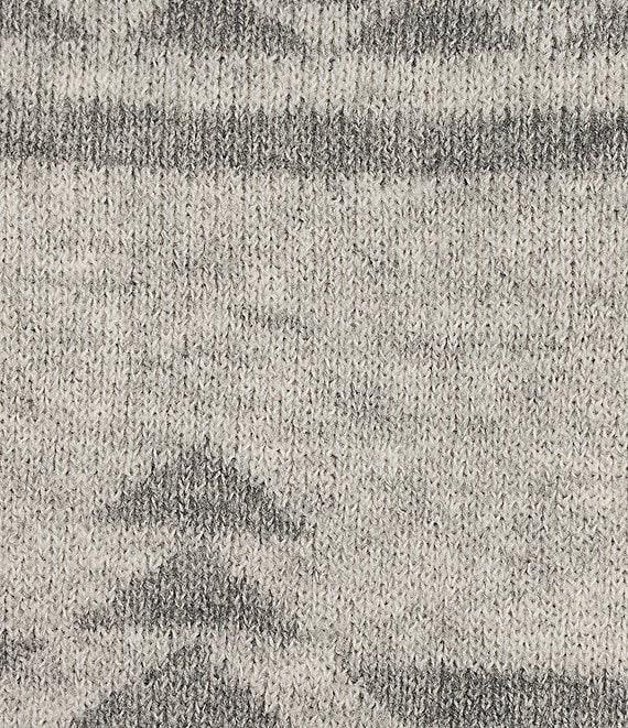 Rowm Long Sleeve Jacquard Cardigan Sweater Product Image