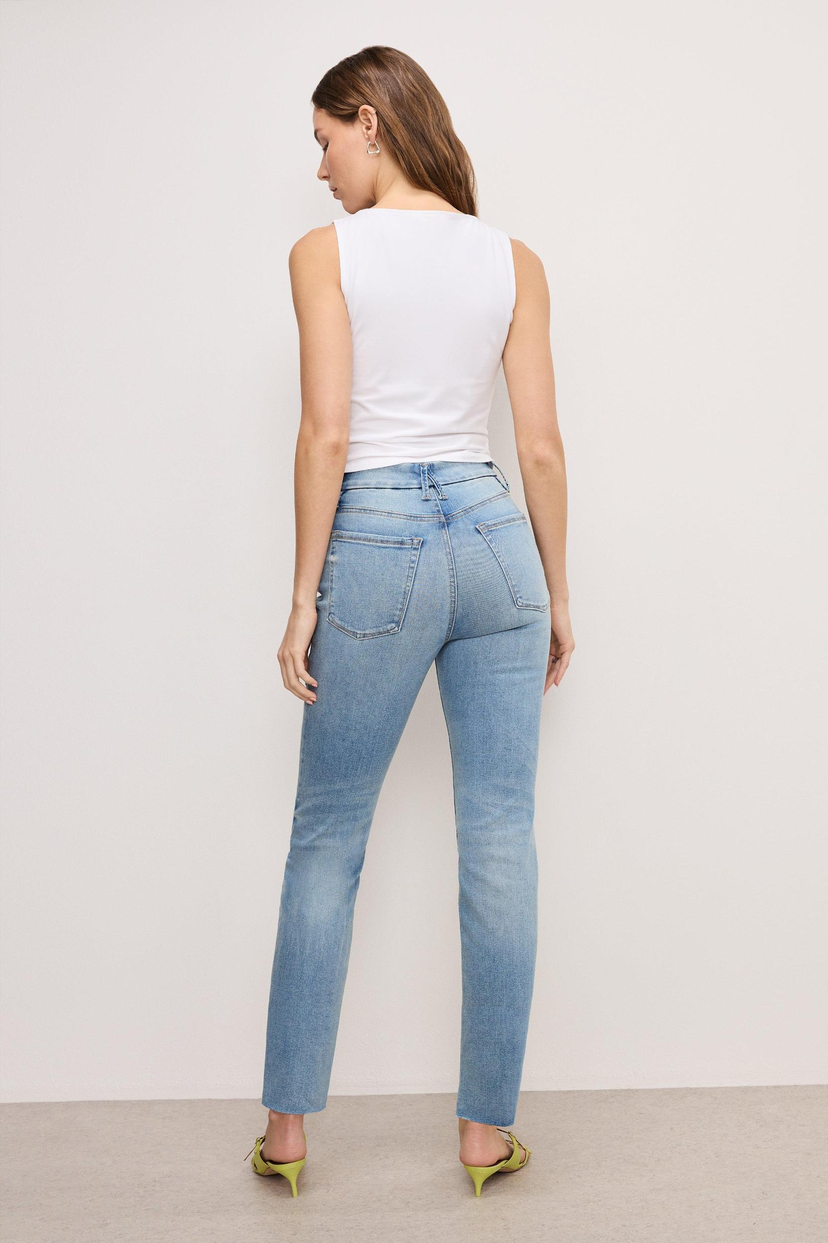 ALWAYS FITS GOOD CLASSIC SLIM STRAIGHT JEANS | INDIGO834 Product Image