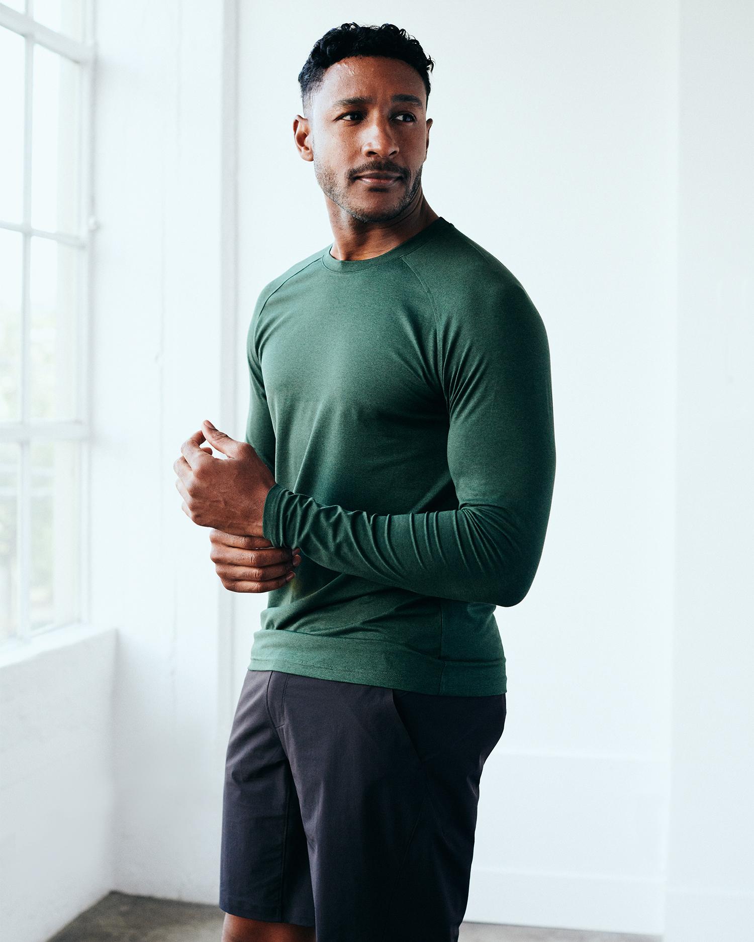 Quince | Men's Flowknit Breeze Performance Long Sleeve T-Shirt Size XS, 100% Polyester Product Image