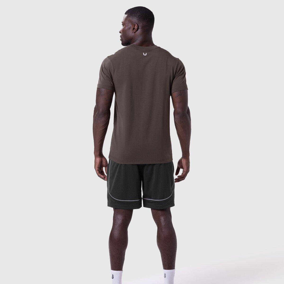 0923. Supima® Essential Tee - Dark Earth Product Image