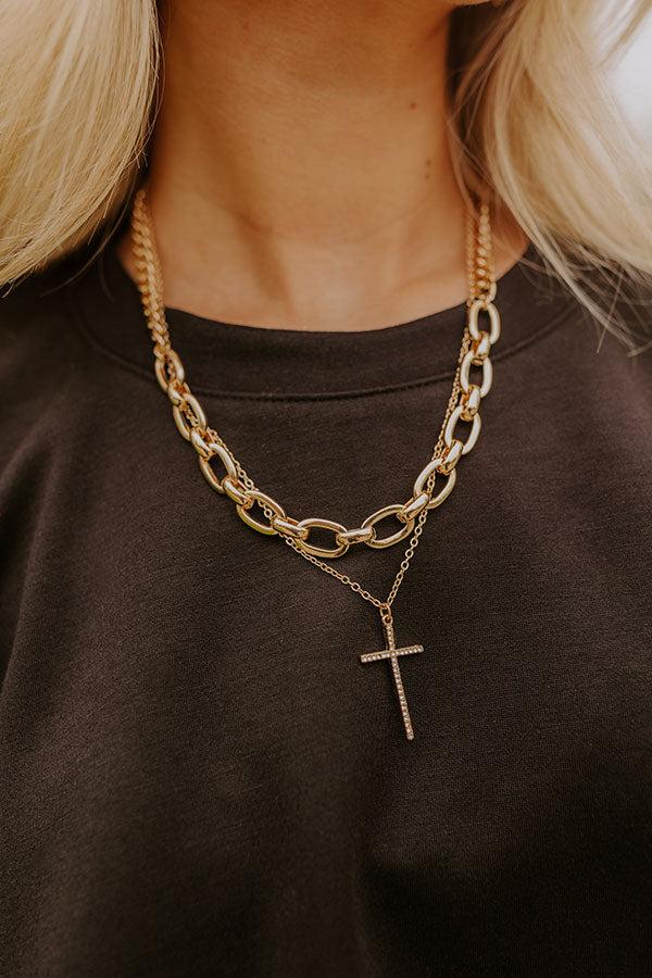 Faithfully Yours Layered Necklace Product Image
