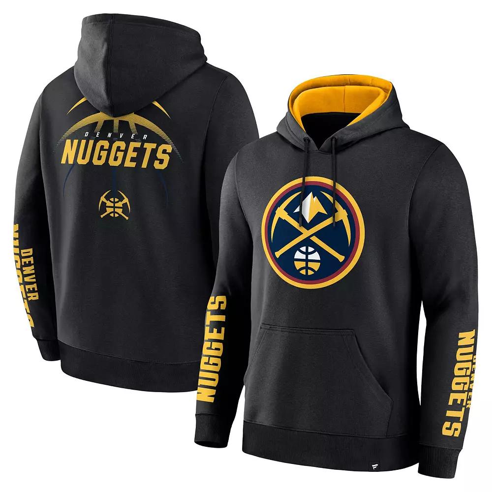 Men's Fanatics Black Denver Nuggets Legacy Guard Pullover Hoodie, Size: 3XL, Nug Black Product Image